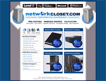 Tablet Screenshot of networkcloset.com